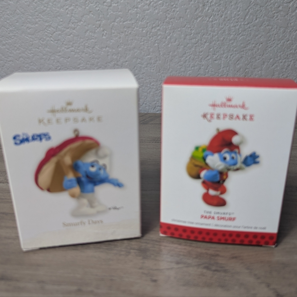 Smurfs Hallmark Ornaments